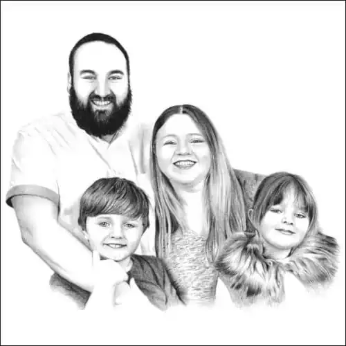Family Drawings Drawings of People: Family Drawings